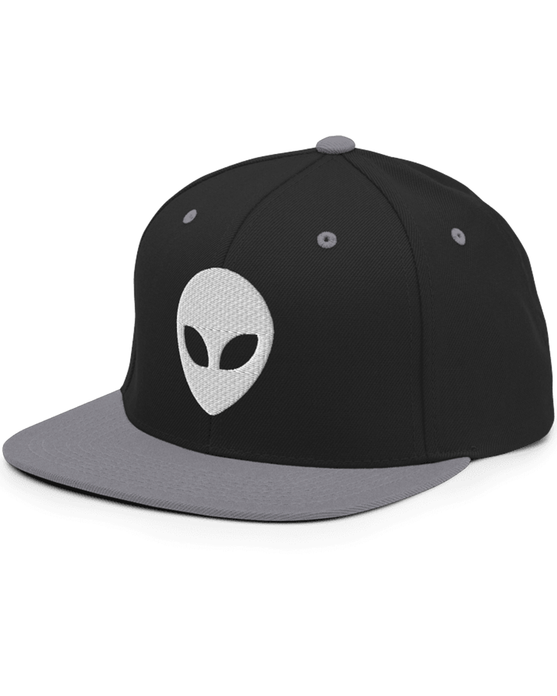 Alien graphic snapback hat — alternative streetwear cap by VandalVibes
