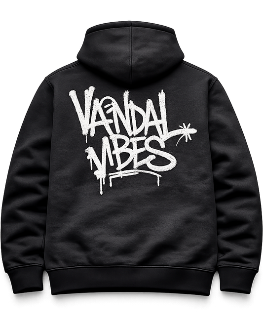 Vandal Vibes embroidered hoodie - premium streetwear hoodie
